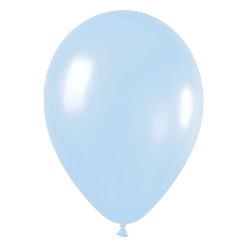 Pearl Blue 11" Latex Balloons (25 count)
