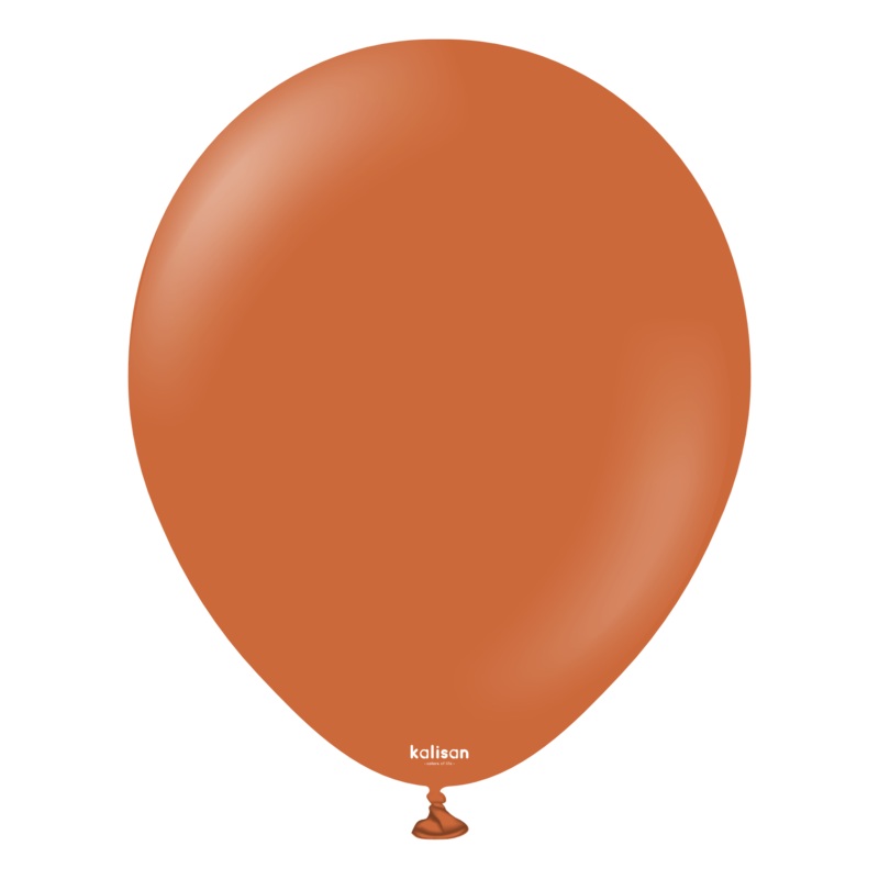 Rust Orange 12 Latex Balloons (100 count)