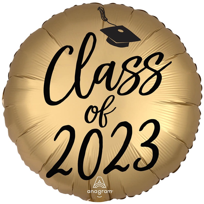 Satin Infused Class Of 2023 18 Balloon