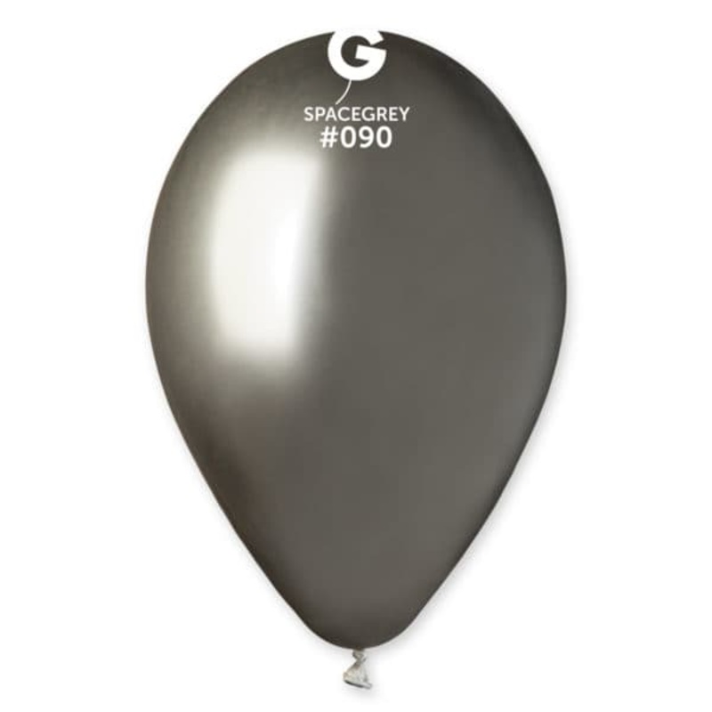 Shiny Space Grey 13 Latex Balloons (25 count)