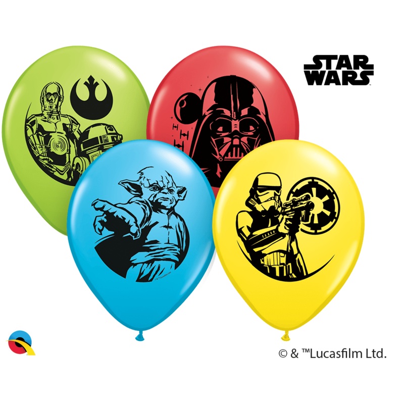 Star Wars Assortment 11 Latex Balloons (25 count)