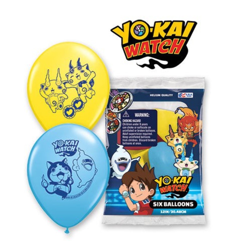 Yo-kai Watch 12 Latex Balloons (6 count)