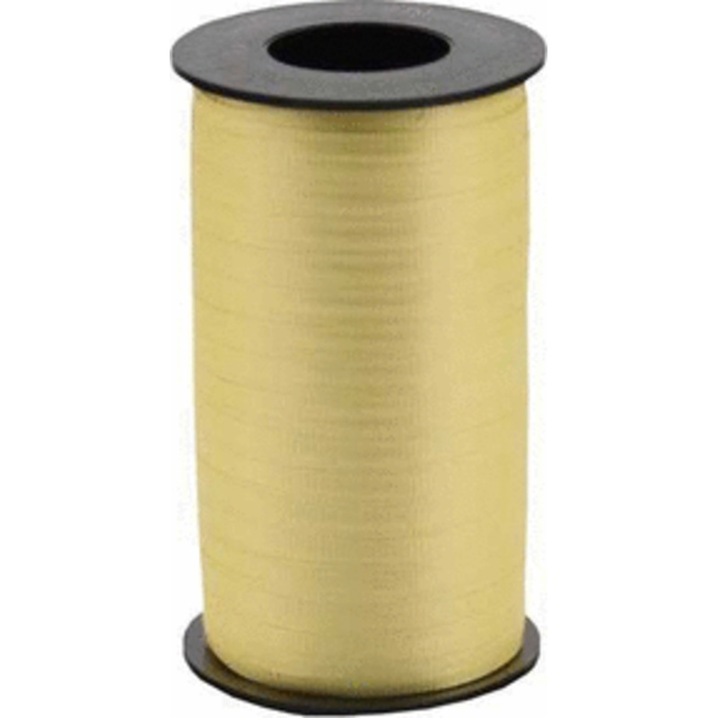 500yd Crimped Ribbon - Pastel Yellow
