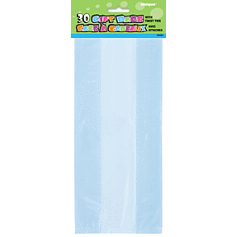 Baby Blue Cello Bags (30 count)