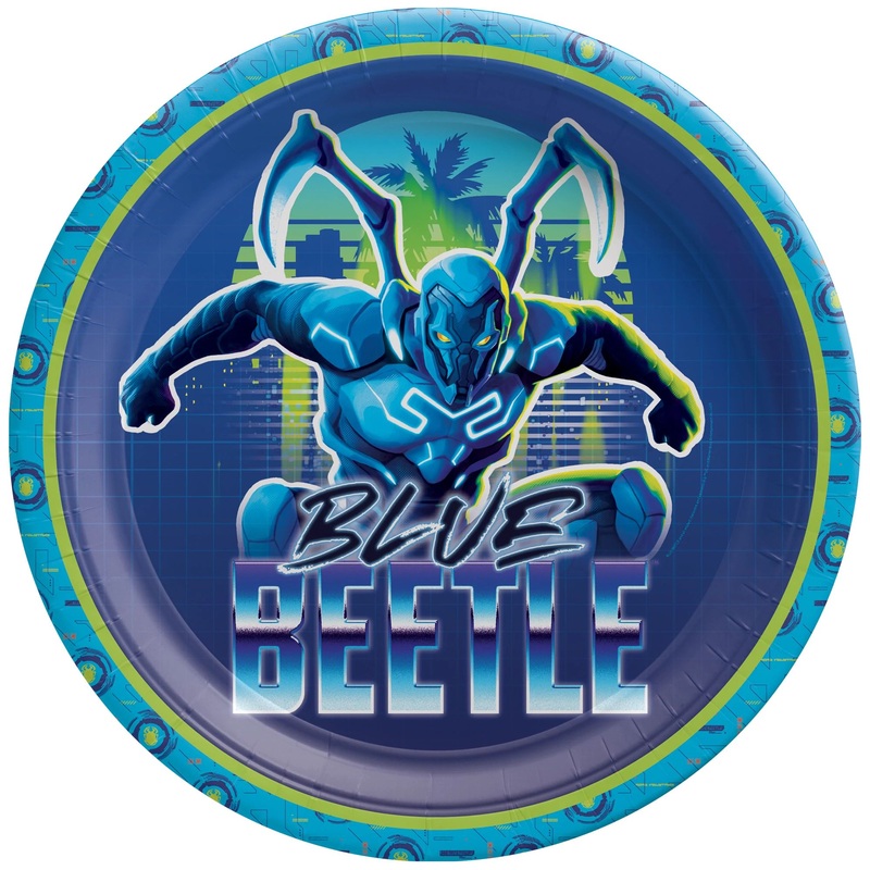 Blue Beetle Paper Plates 9 (8 count)