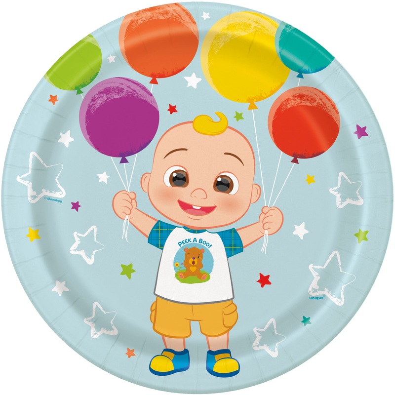 Cocomelon Paper Plates 9 (8 count)
