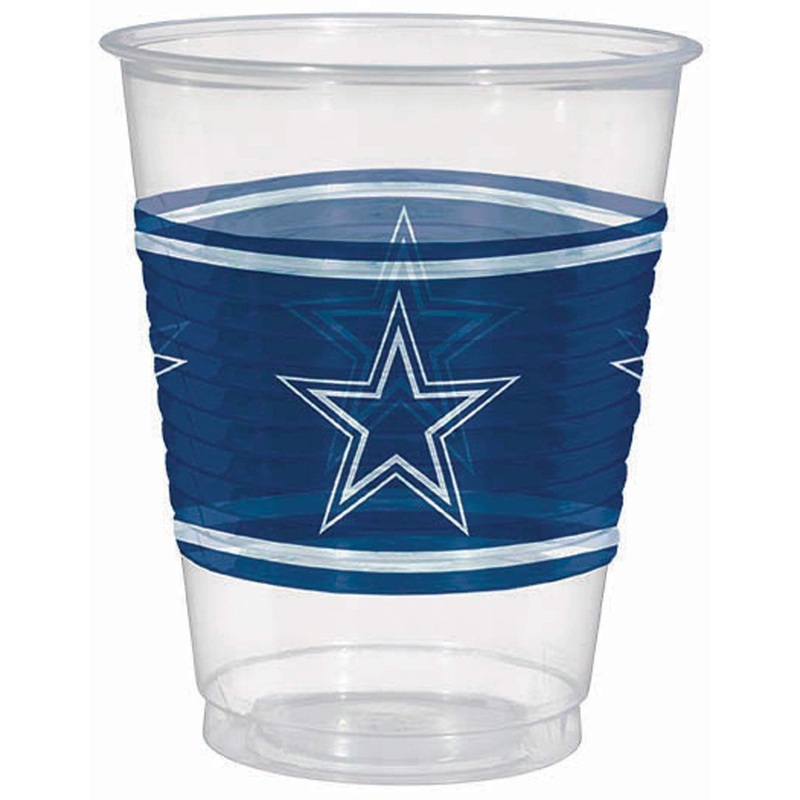 Dallas Cowboys Plastic Cups (25 count)
