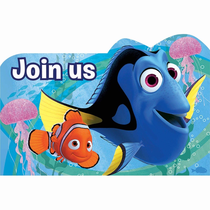 Finding Dory Invitations (8 count)