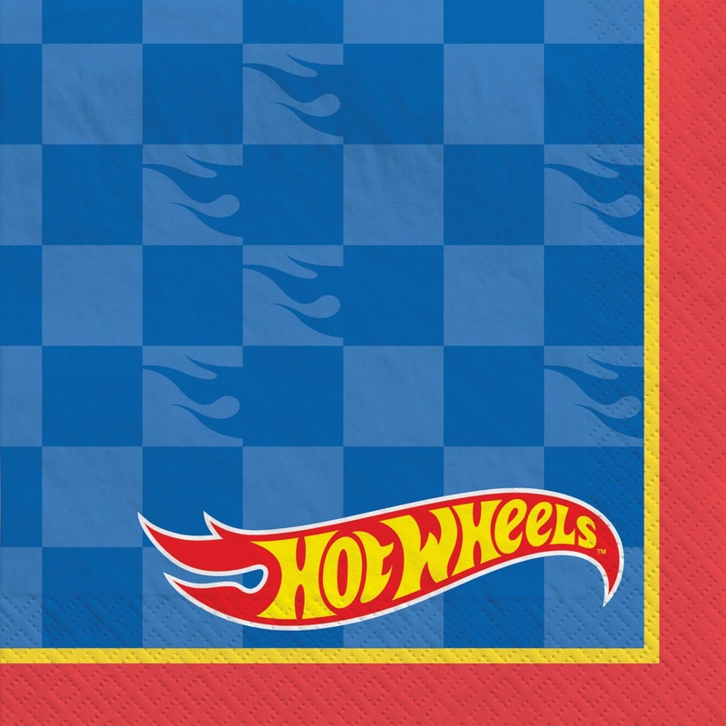 Hot Wheels Beverage Napkins (16 count)