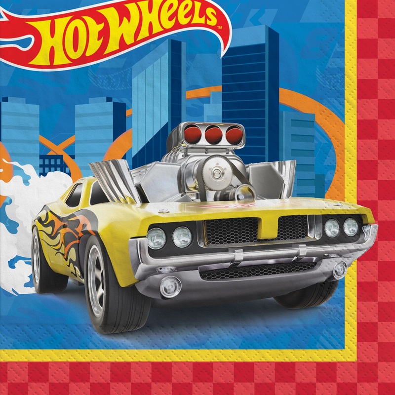 Hot Wheels Lunch Napkins (16 count)