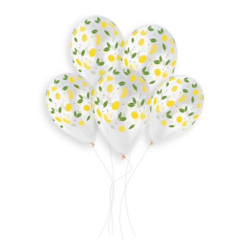 Lemon Rush Crystal Clear 13 Latex Balloons (50 count)