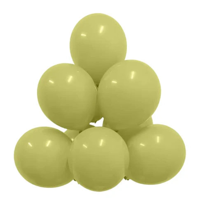 Pastel Yellow 12 Latex Balloons (100 count)