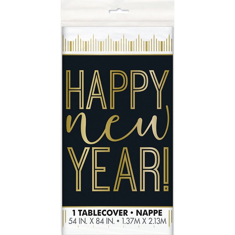 Roaring New Years Plasic Tablecover 5484
