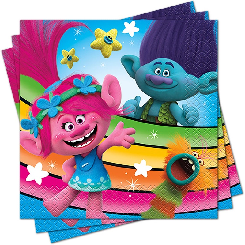 Trolls Luncheon Napkins (16 count)