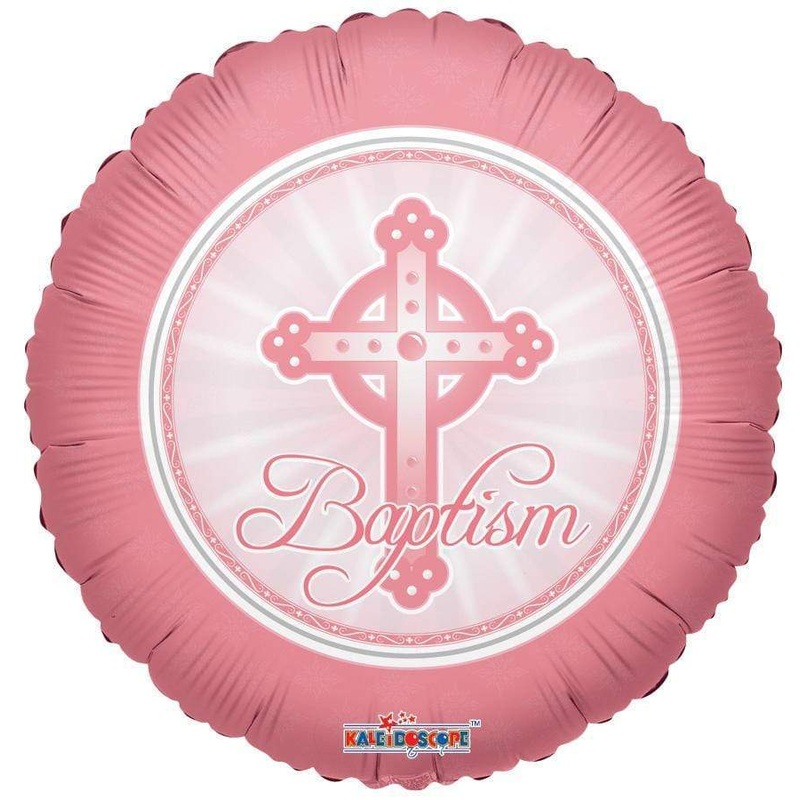 Baptism Light Pink 18 Balloon