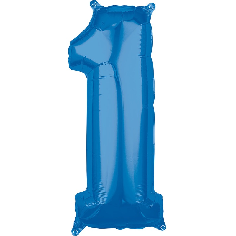 Blue Number 1 26" Balloon