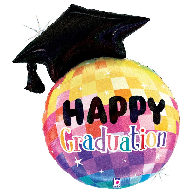Graduation Disco Ball 26 Balloon