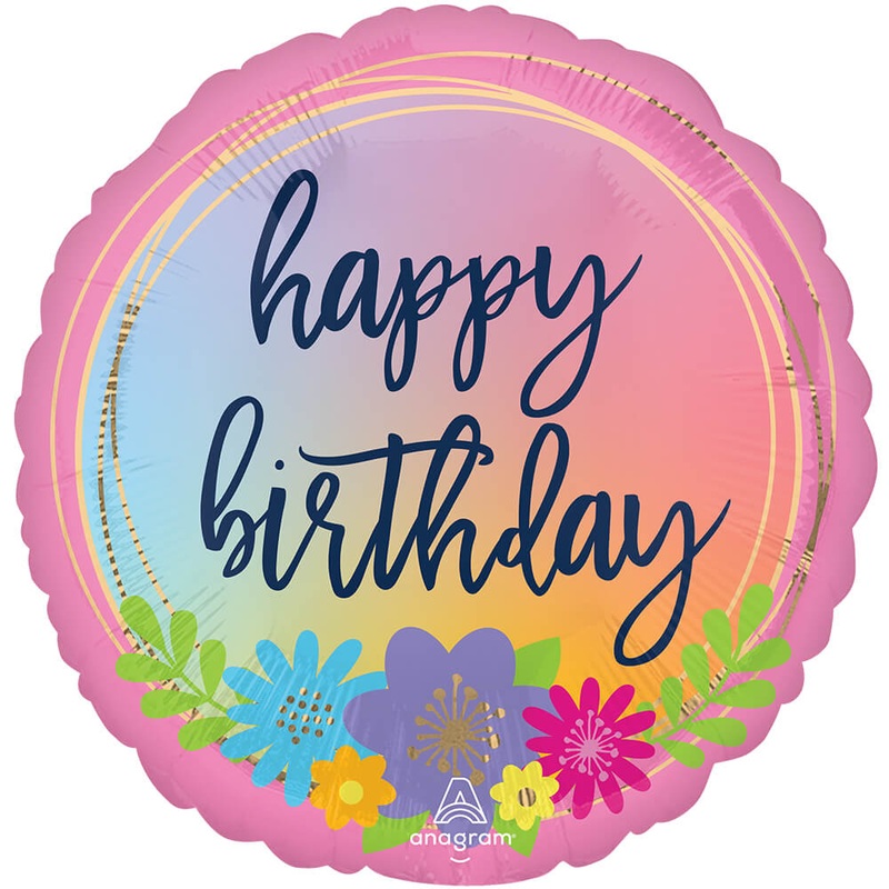 Happy Birthday Bouquet 17 Balloon