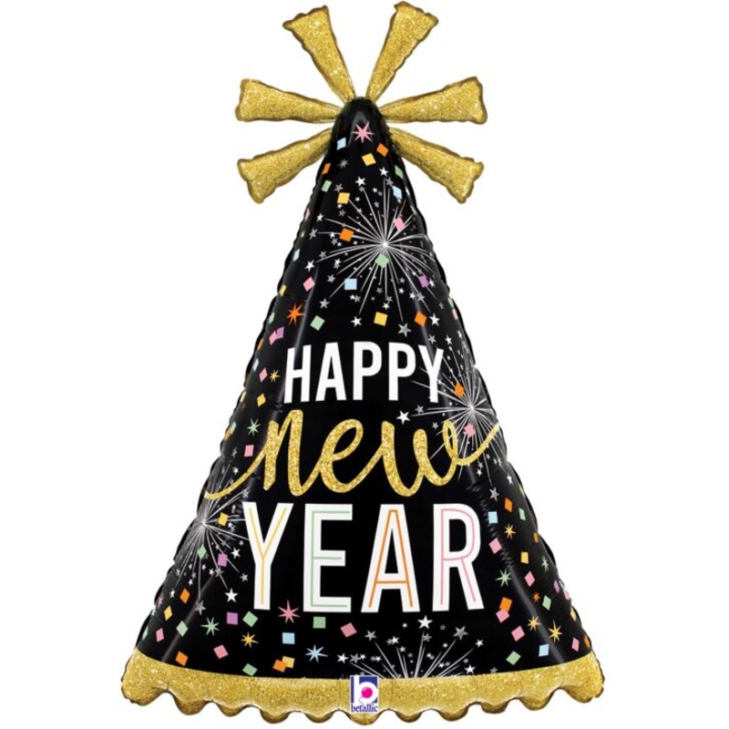 Happy New Year Party Hat 32 Balloon