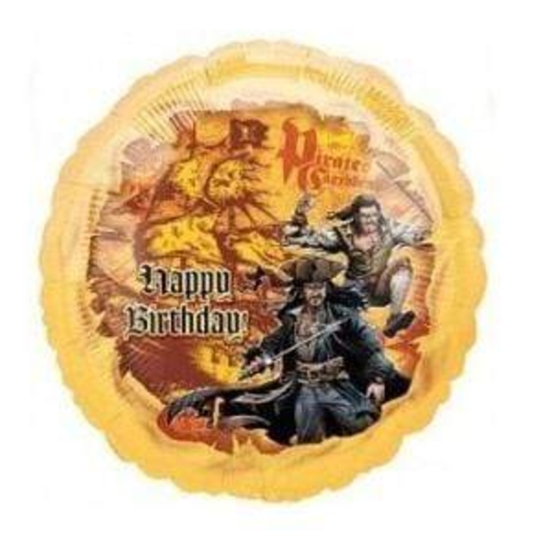Pirates of the Caribbean II Happy Birthday 18 Balloon