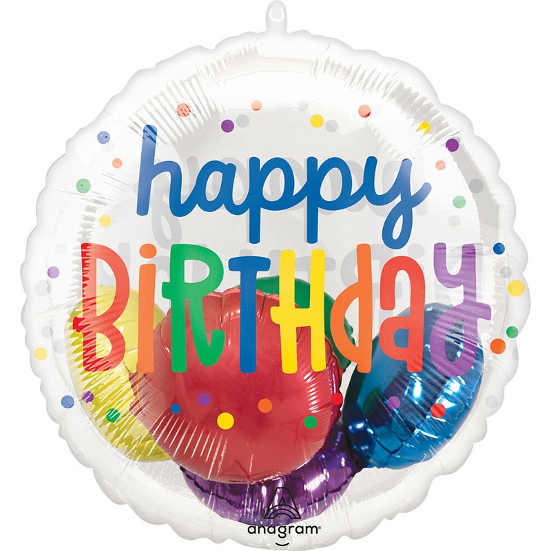 Rainbow Birthday Insider 20" Balloon