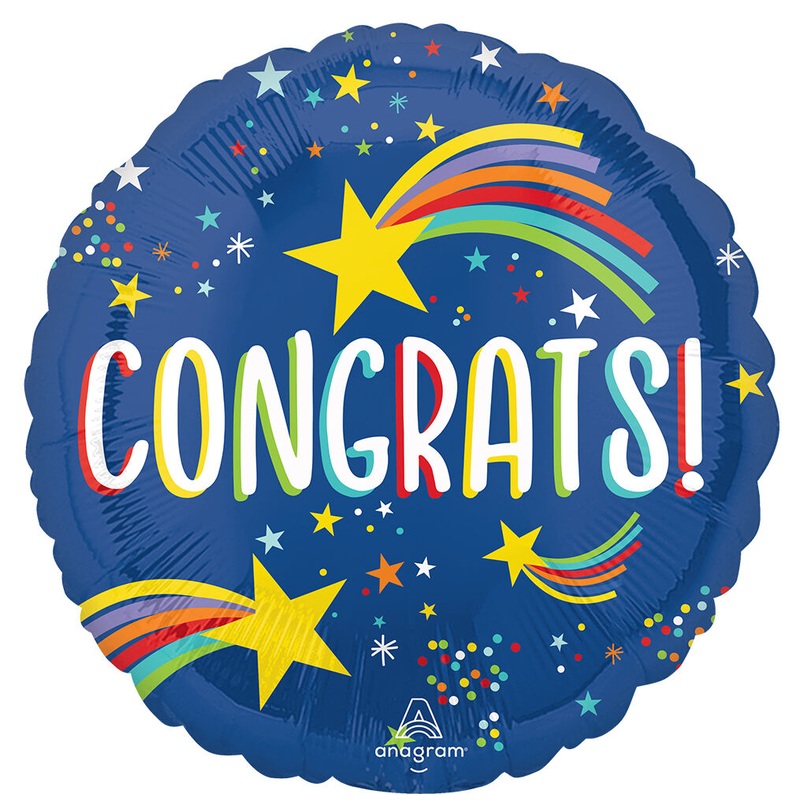 Rising Star Congrats 17" Balloon