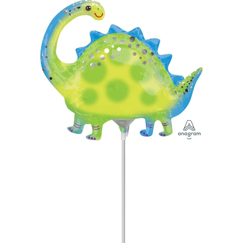 Stegosaurus 11 Mini Shape Balloon (requires heat-sealing)