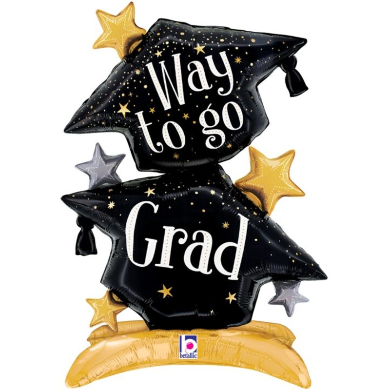 Way to Go Grad Standup 29 Balloon