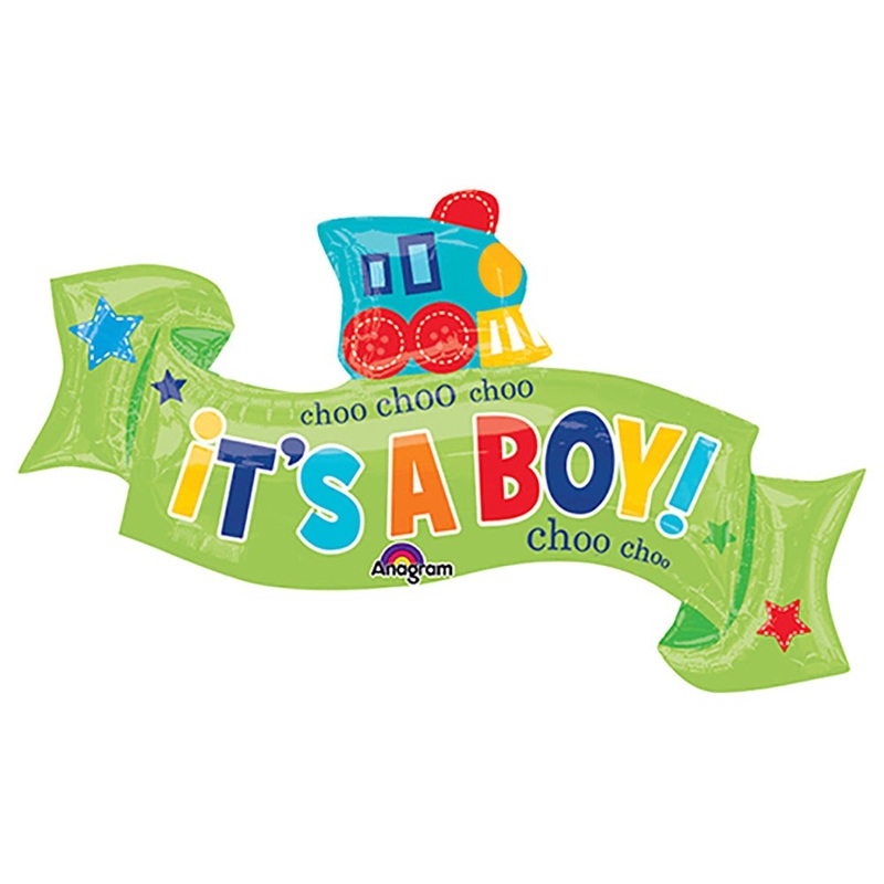 Welcome Little One - Boy 40 Balloon