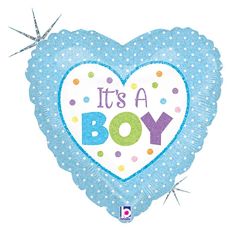 Baby Boy Dots 18 Balloon