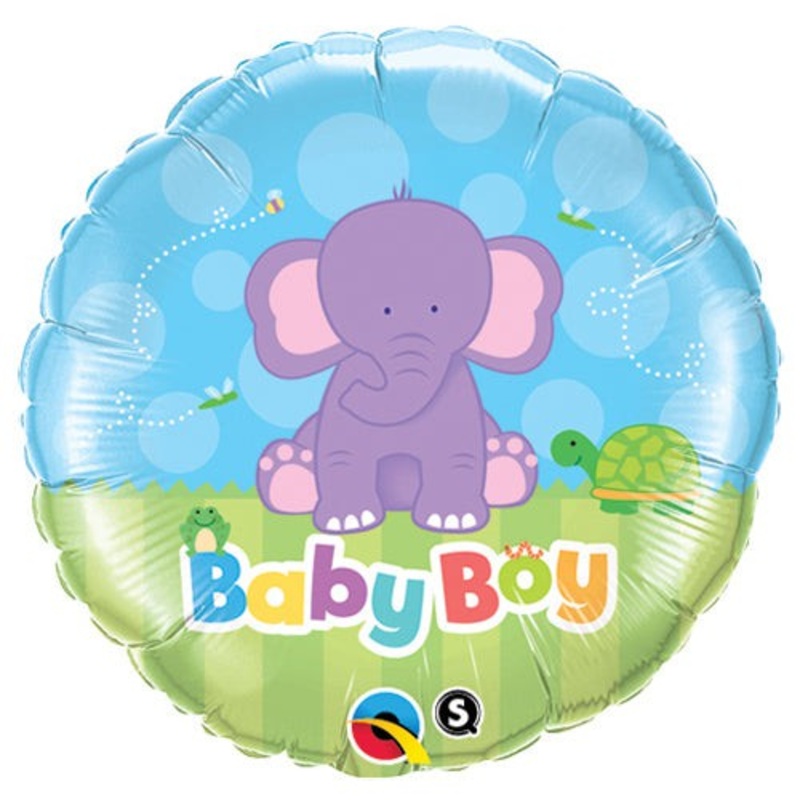 Baby Boy Elephant 18 Balloon