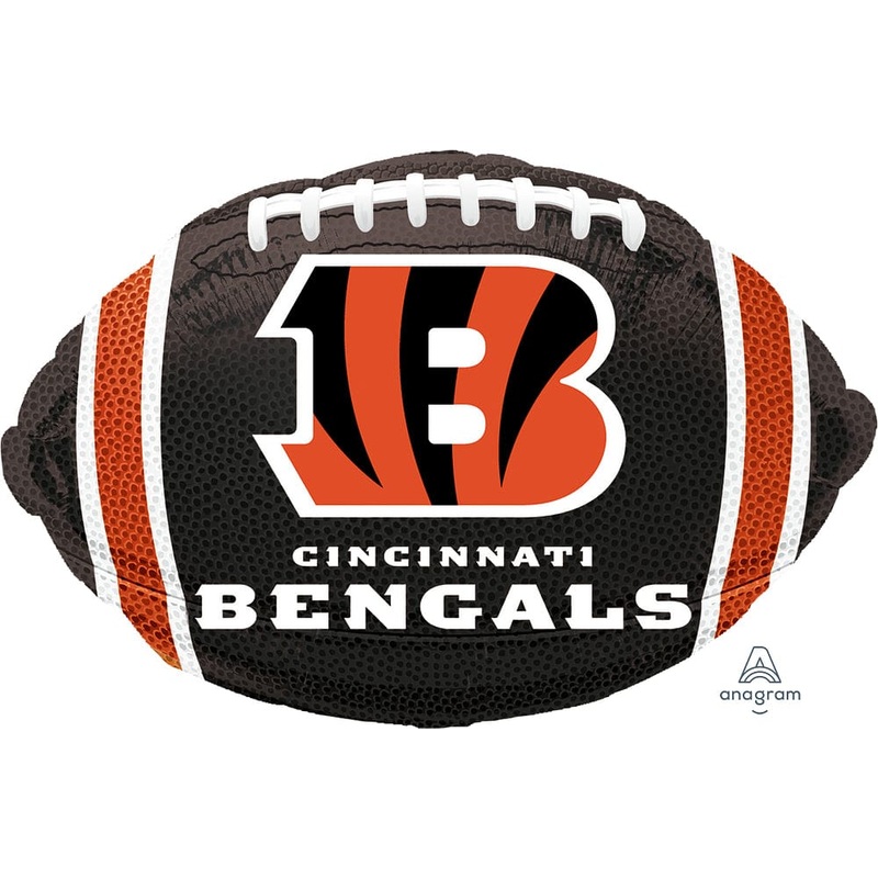 Cincinnati Bengals Team Colors 17 Balloon