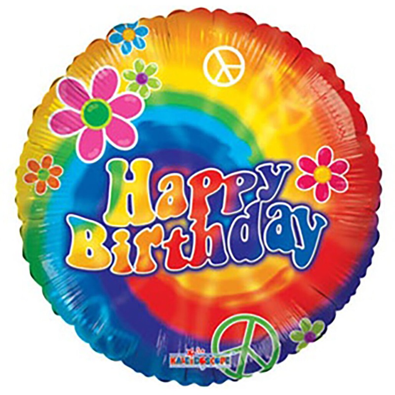Happy Birthday Groovy 18" Balloon