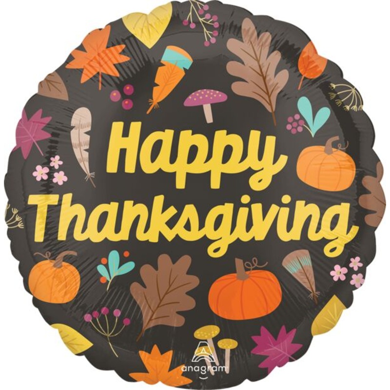 Happy Thanksgiving Give Thanks 17 Balloon