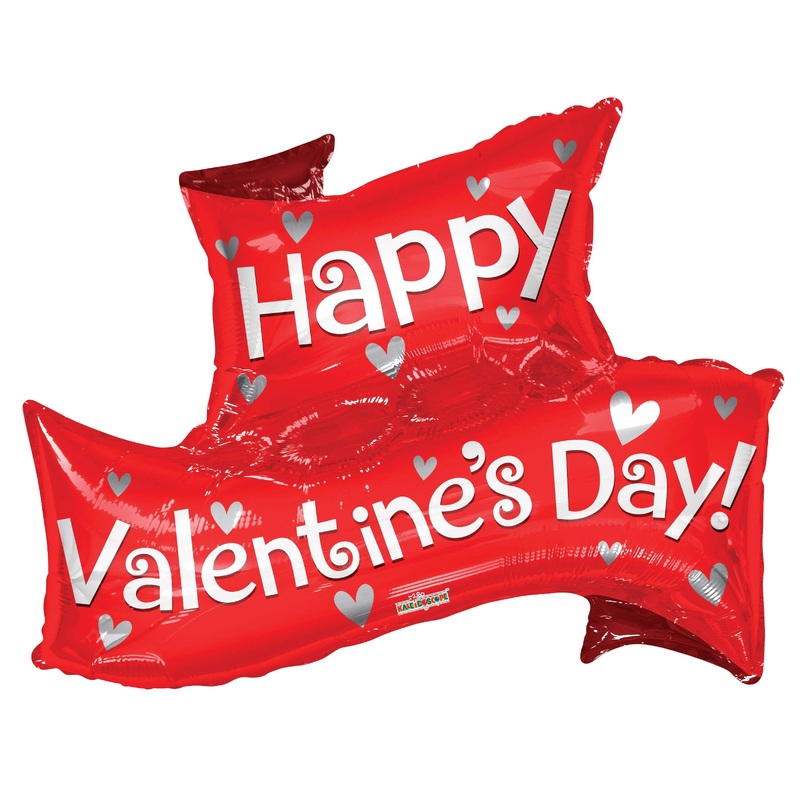 Happy Valentine's Day Banner 36 Balloon