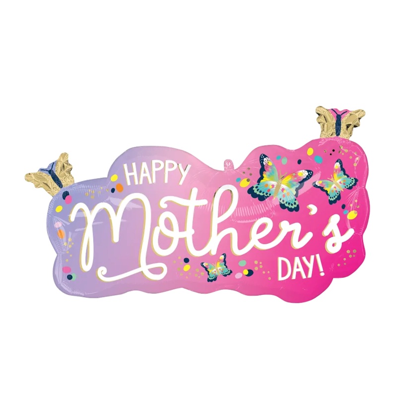 Mother's Day Vibrant Flutters 31 Balloon