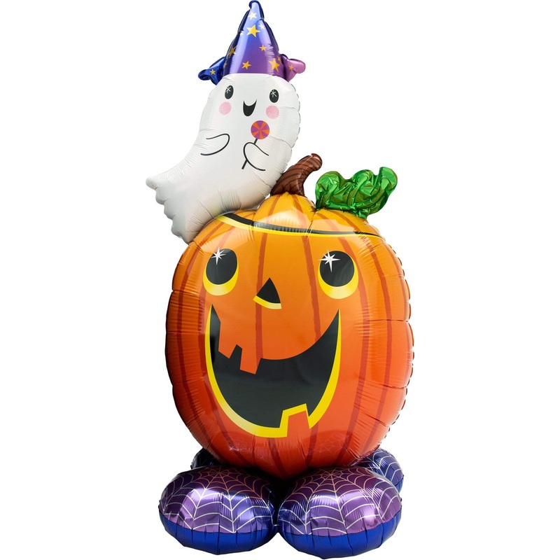 Pumpkin & Ghost AirLoonz 56 Balloon