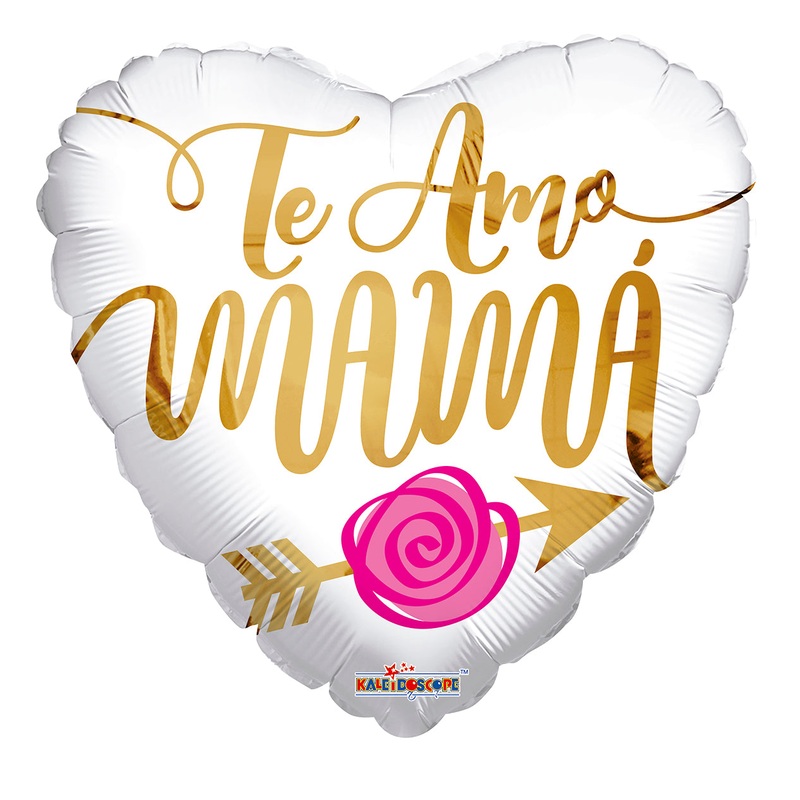 Te Amo Mama Rosa Flechada 18 Balloon