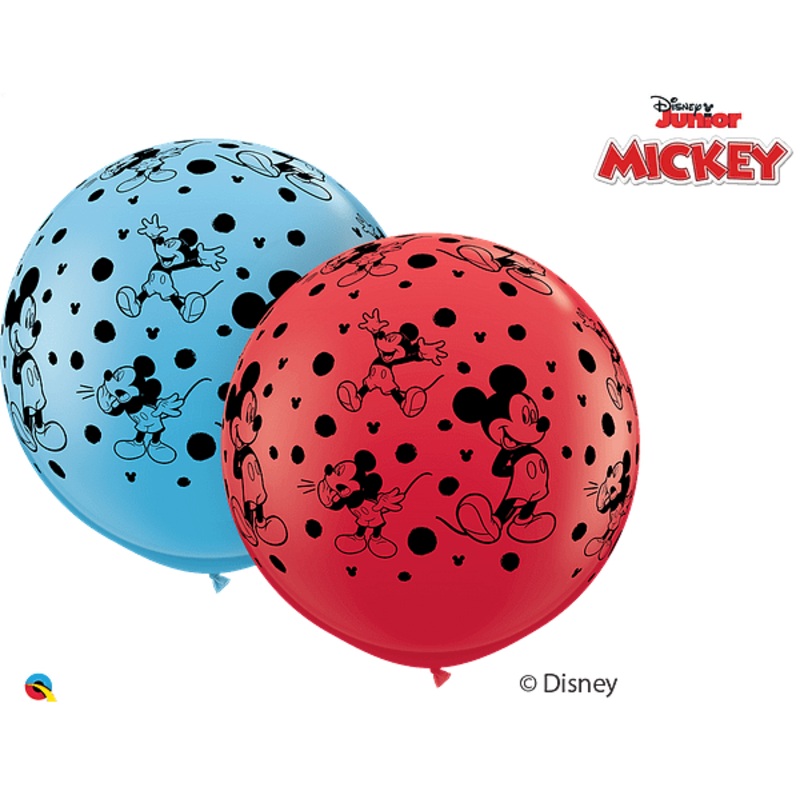 Assorted Disney Mickey Mouse-A-Round 3 Latex Balloons (2 count)