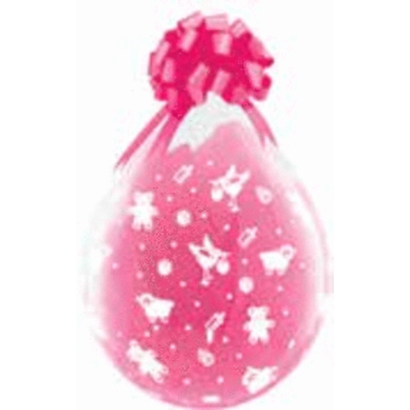 Baby's Nursery Clear 18 Latex Balloons (25 count)