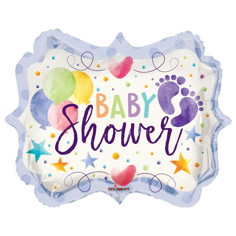 Baby Shower Watercolor 18 Balloon