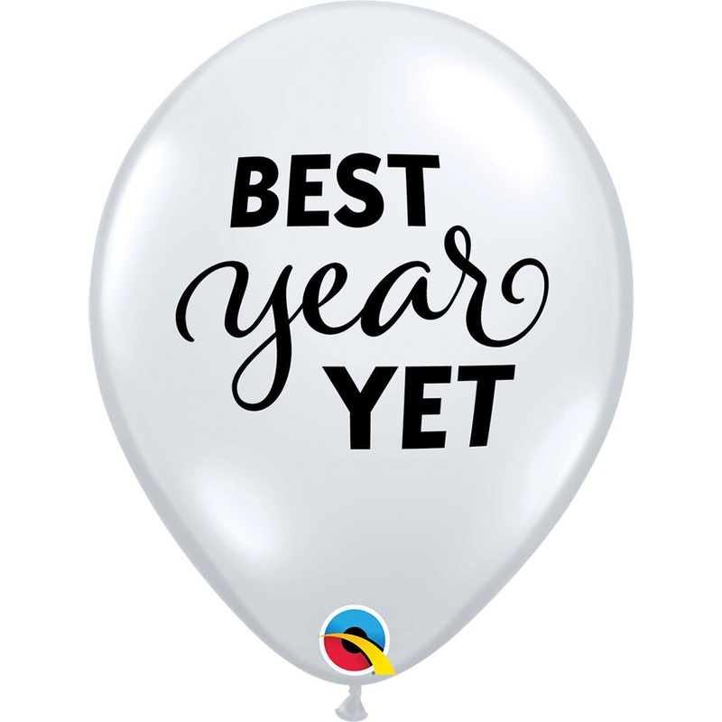 Best Year Yet 11 Latex Balloons (50 count)