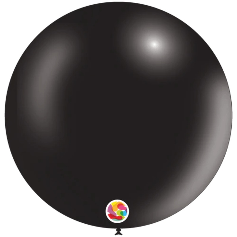 Black 23 Latex Balloons (5 count)