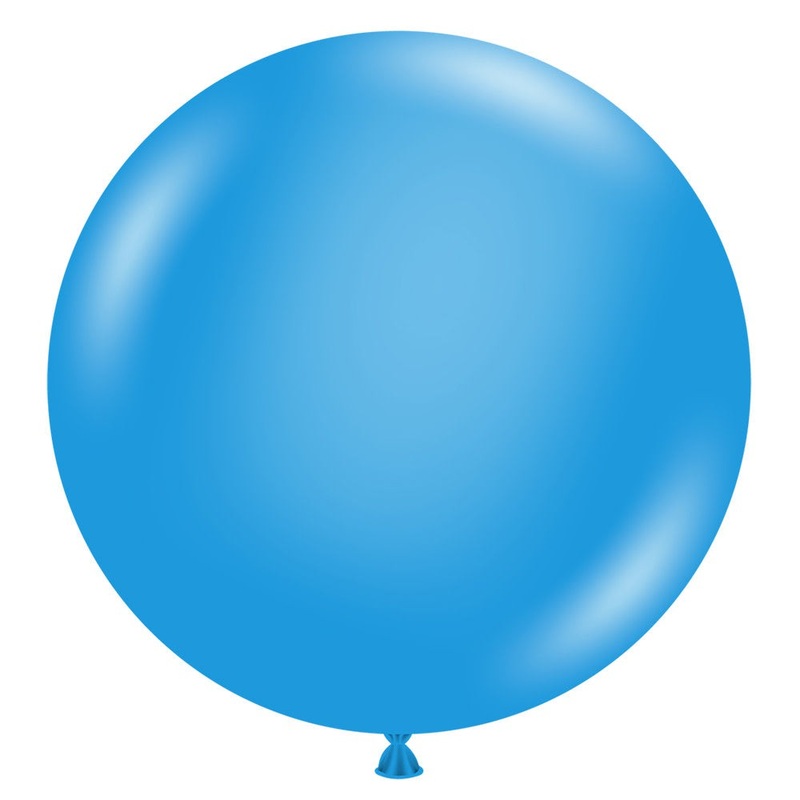 Blue - Super Jumbo 60 Latex Balloon