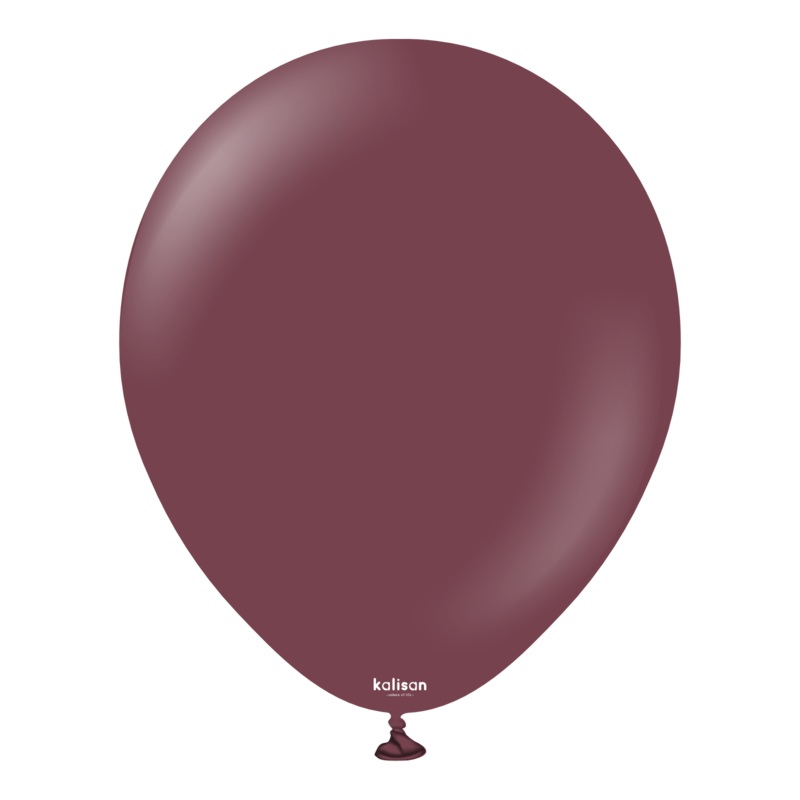 Burgundy 18 Latex Balloons (25 count)