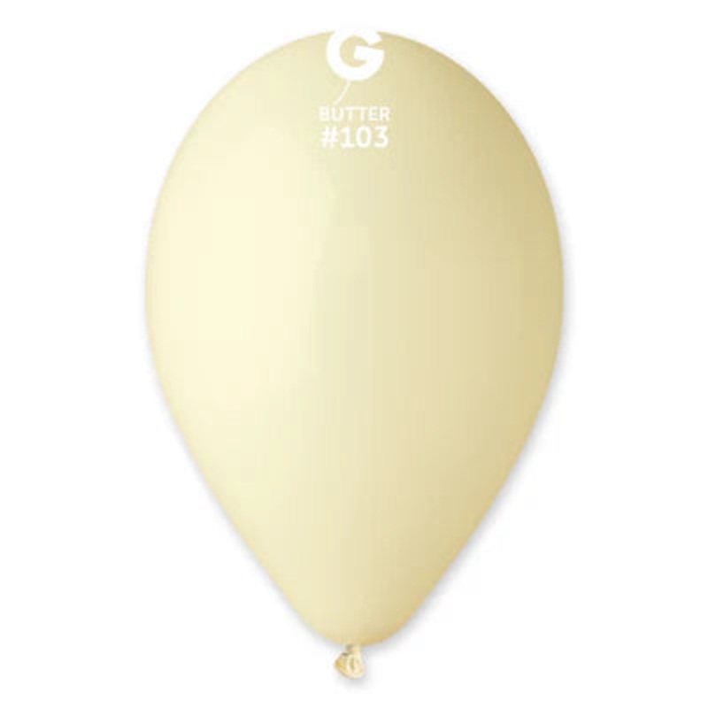 Butter 12 Latex Balloons (50 count)