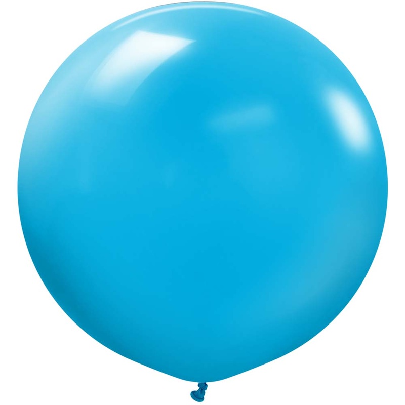 Caribbean Blue 36 Latex Balloons (2 count)