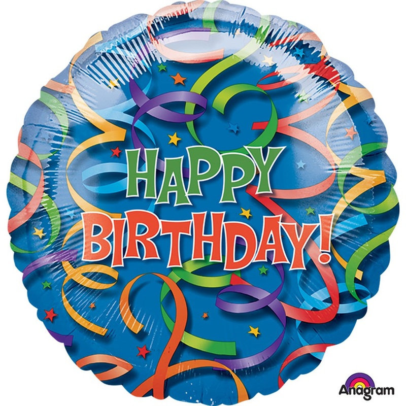 Celebration Streamers Birthday 32 Balloon
