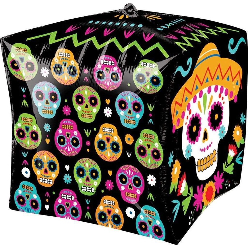 Day of the Dead 15 Cubez Balloon