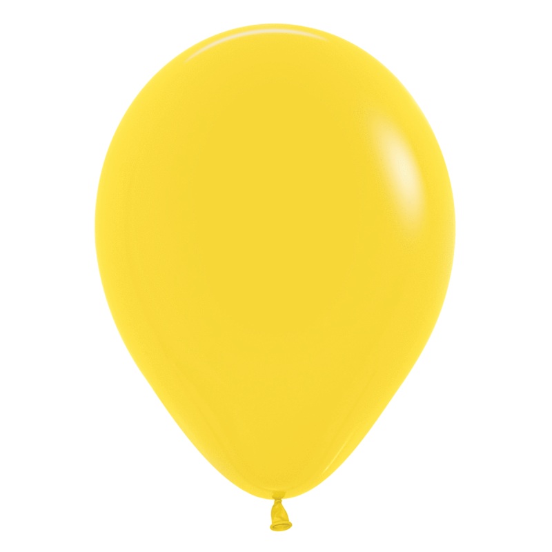 Fashion Yellow 5 Latex Balloons (100 count)